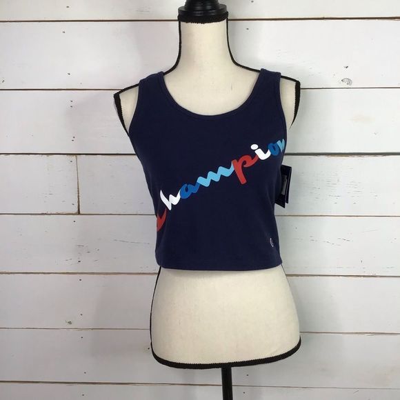 New Champion Authentic Double Dry Cropped Tank - Picture 1 of 7